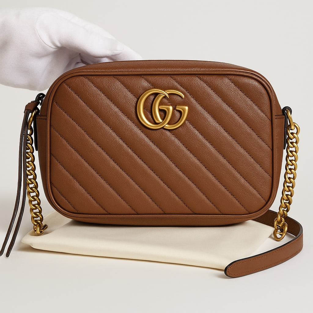 Gucci GG Marmont Small Quilted Leather Bag