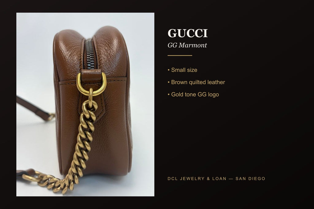 Gucci GG Marmont Small Quilted Leather Bag