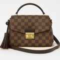 Louis Vuitton Damier Ebene Croisette Handbag