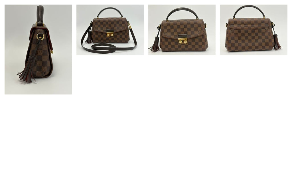 Louis Vuitton Damier Ebene Croisette Handbag