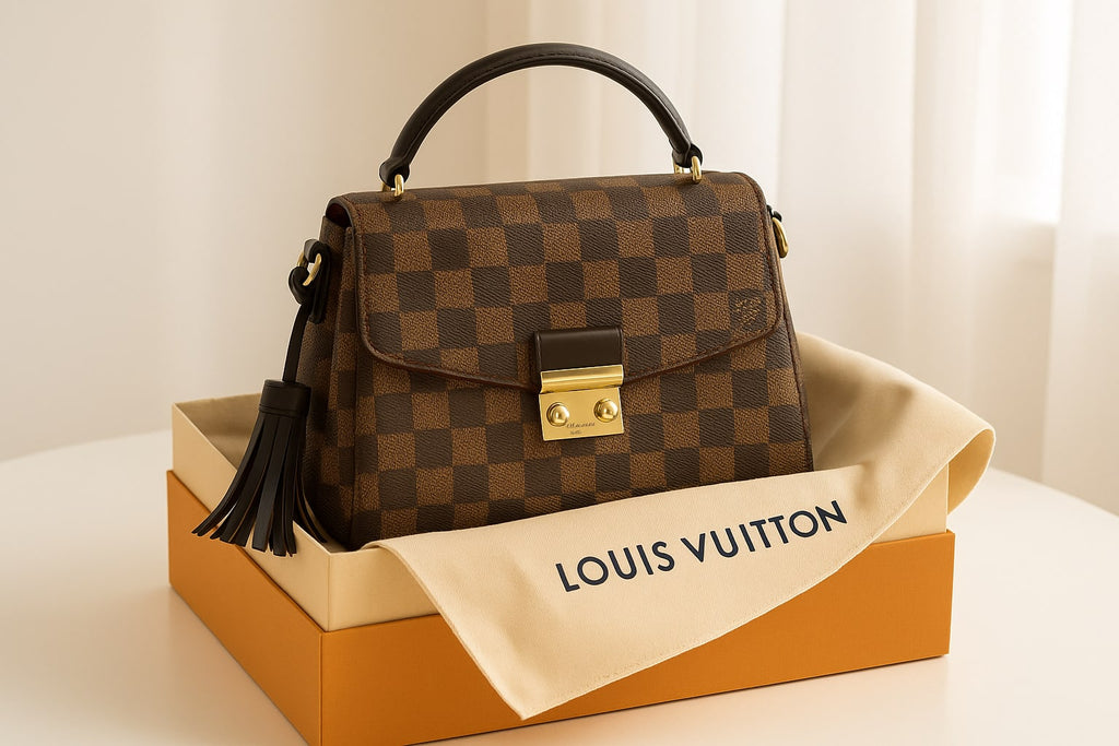 Louis Vuitton Damier Ebene Croisette Handbag