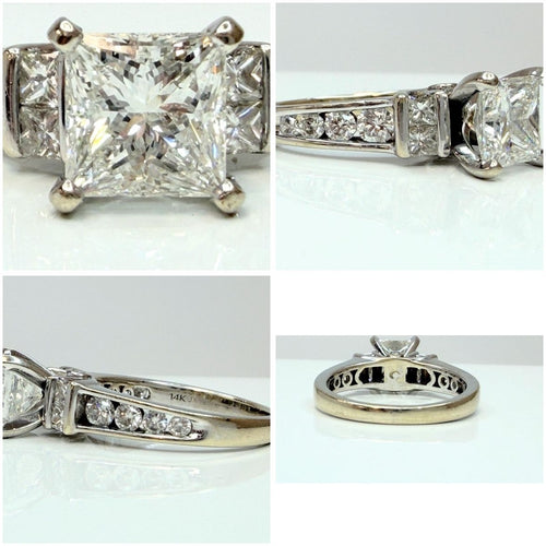 14K White Gold 2.33 ctw Diamond Ring
