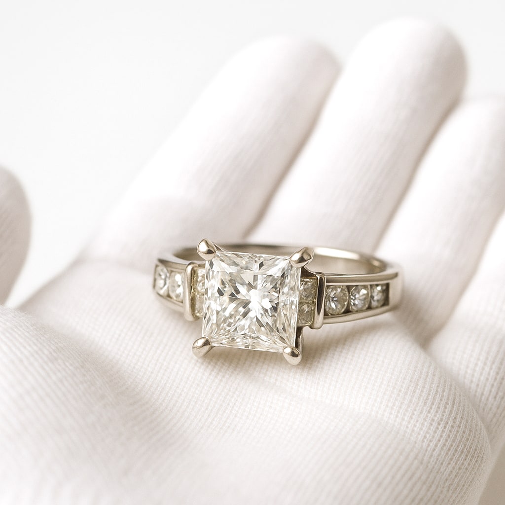 14K White Gold 2.33 ctw Diamond Ring