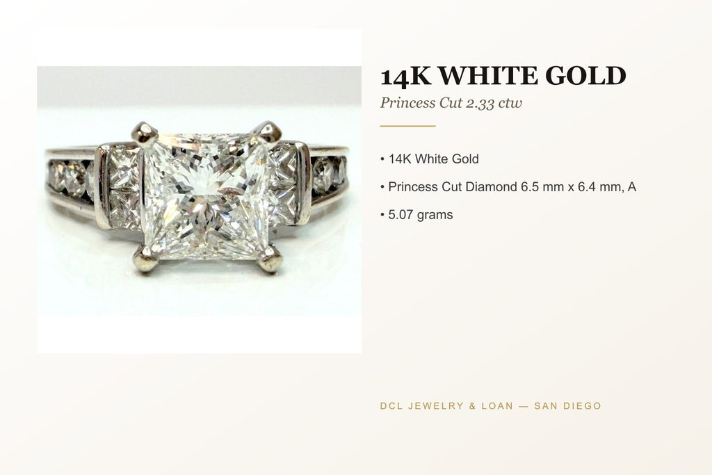 14K White Gold 2.33 ctw Diamond Ring