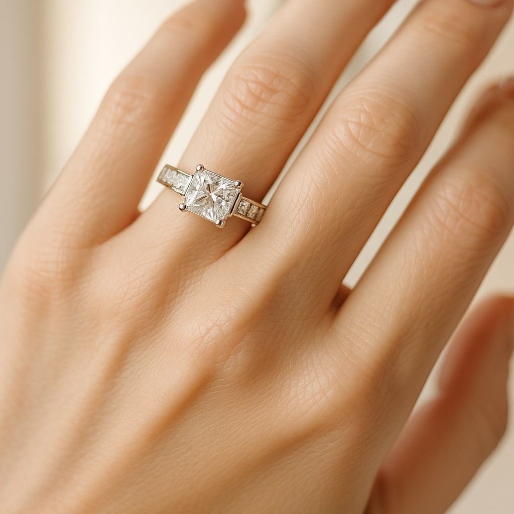 14K White Gold 2.33 ctw Diamond Ring