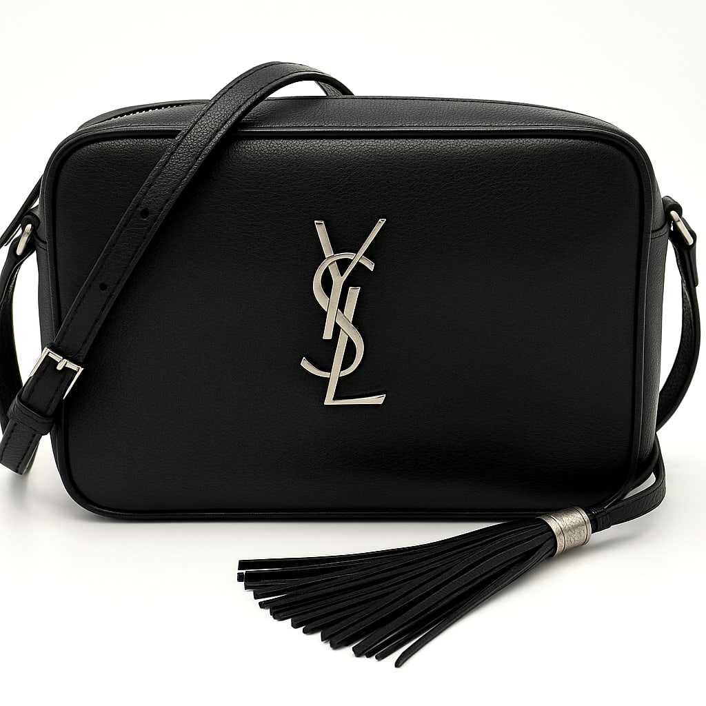 YSL Lou Camera Bag Black Lambskin