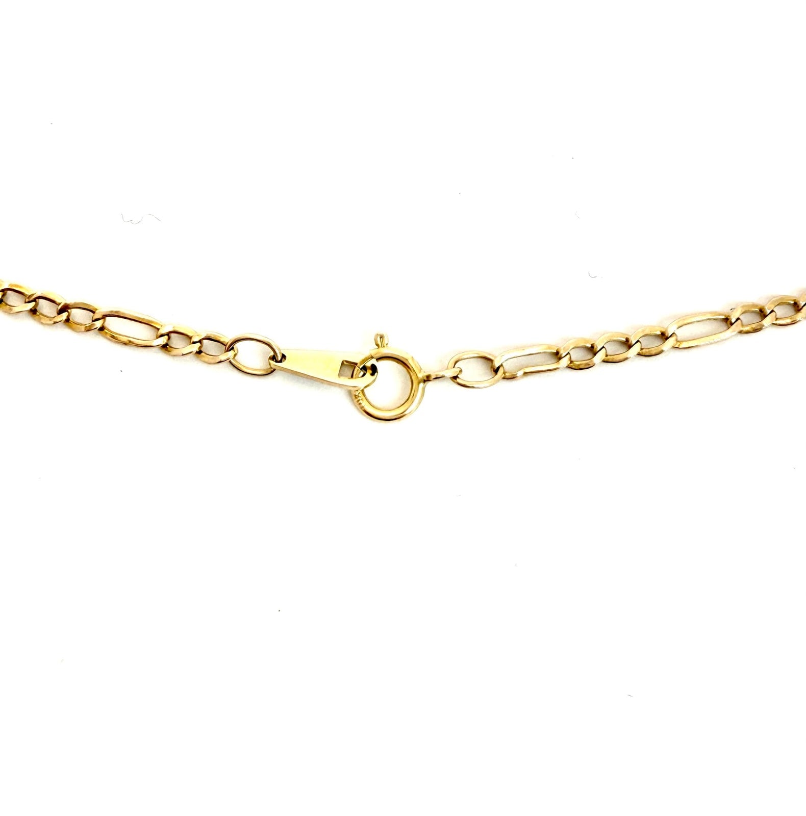 10K Yellow Gold Figaro Chain 25"