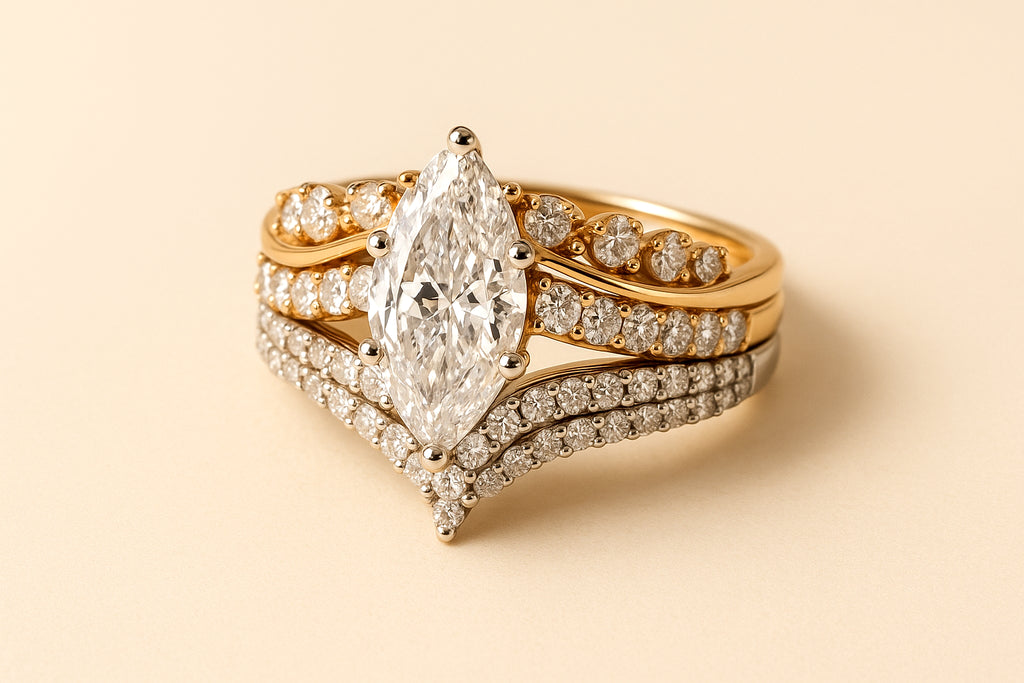14K Two-Toned Gold 1.50 ctw Diamond Ring