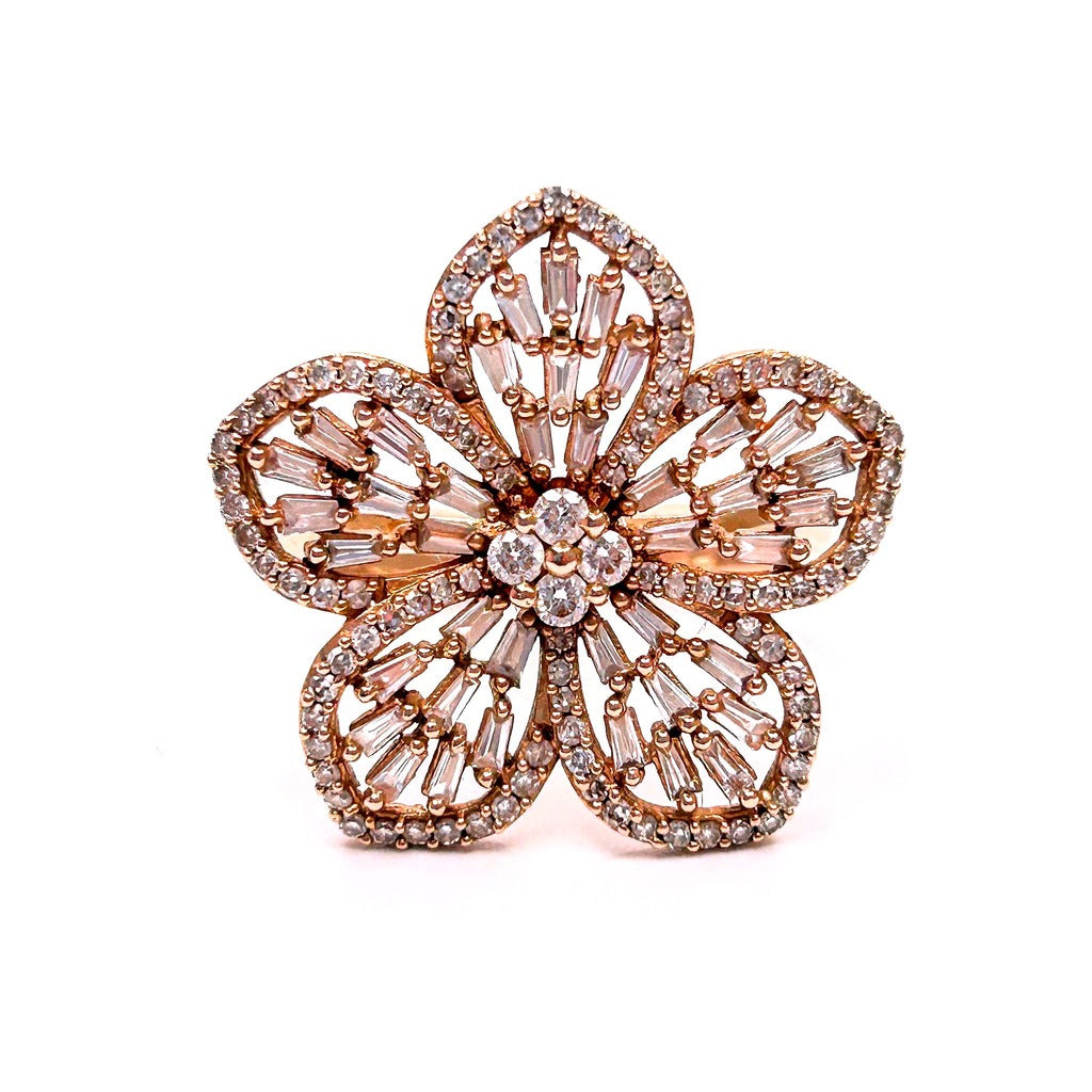 Effy 14K Rose Gold 0.75 ctw Diamond Ring