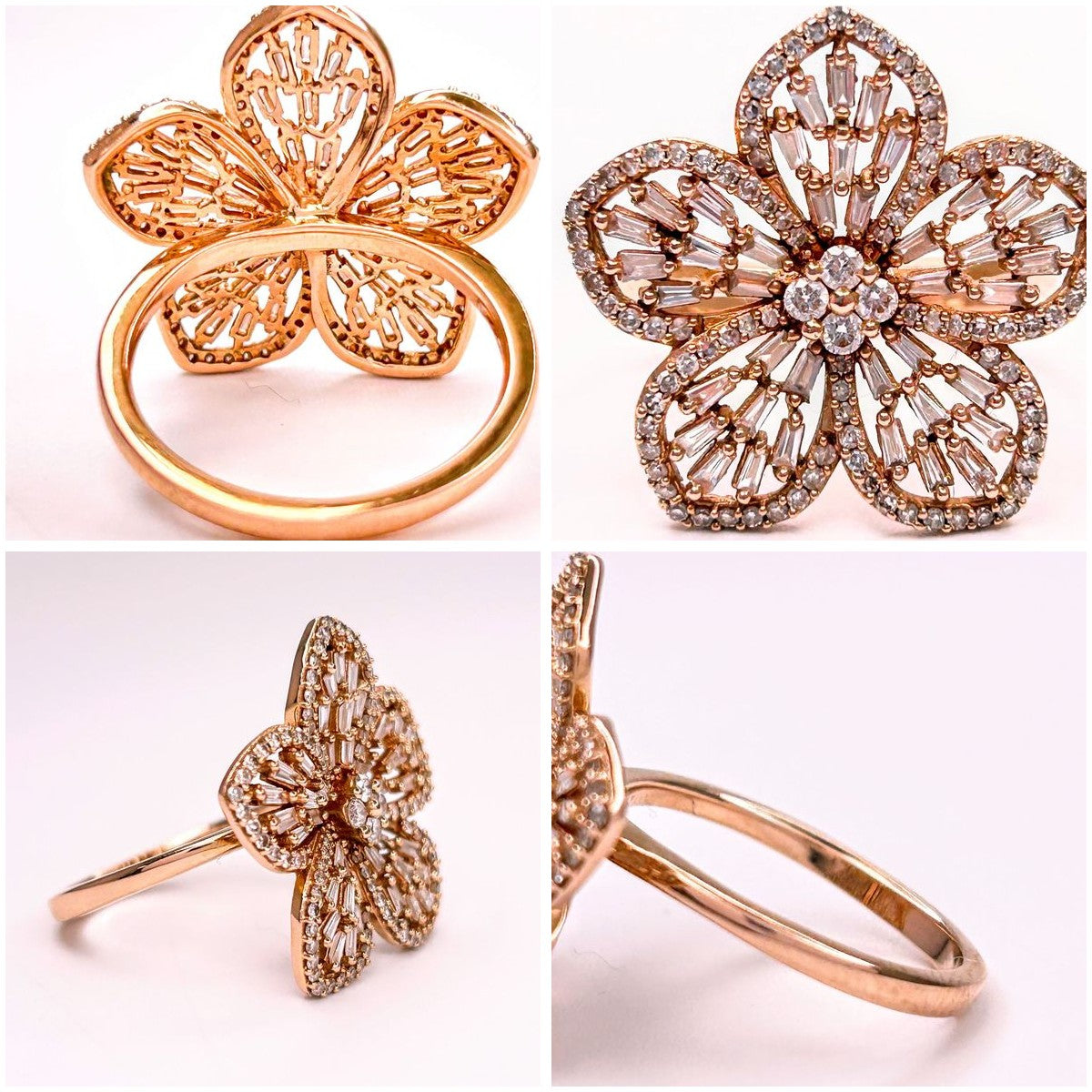 Effy 14K Rose Gold 0.75 ctw Diamond Ring