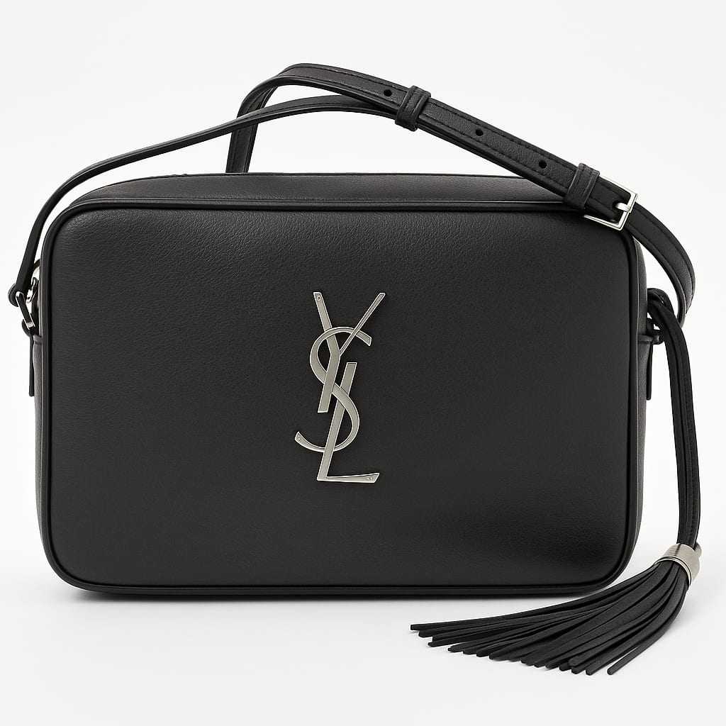 YSL Lou Camera Bag Black Lambskin 1