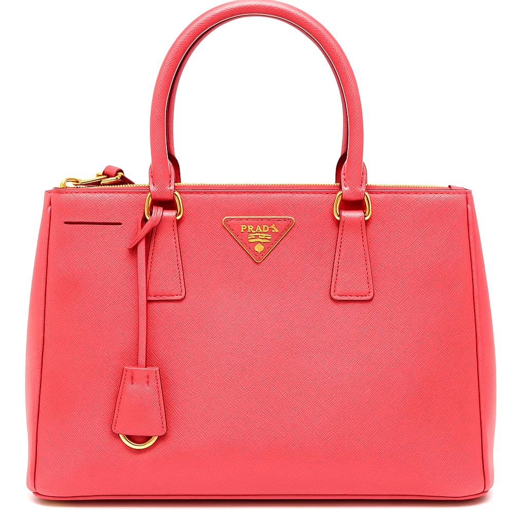 Prada Saffiano Executive Tote Medium Pink 1