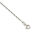 10K White Gold Singapore Chain Necklace 20" 1