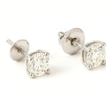 14K White Gold 0.50 ctw Diamond Stud Earrings 1