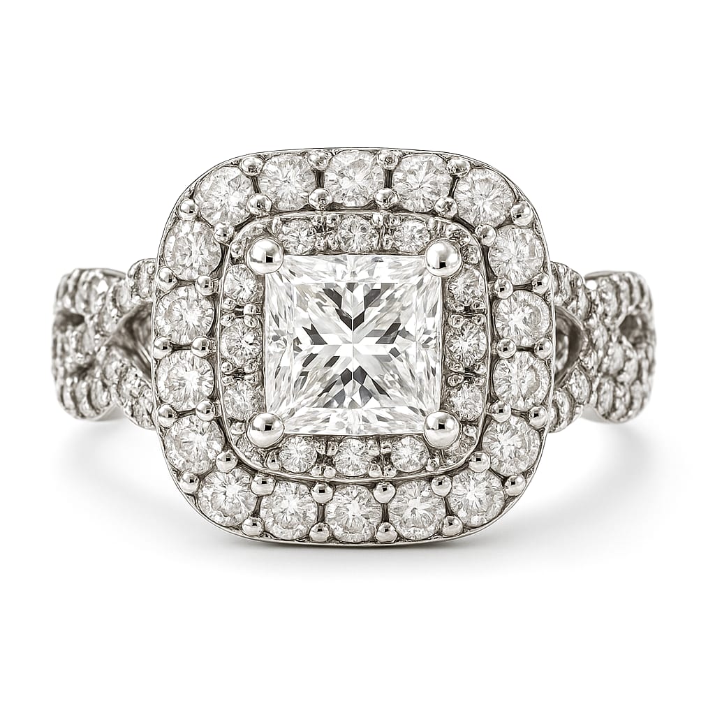 Neil Lane 14K White Gold 1.12 ctw Diamond Ring 1
