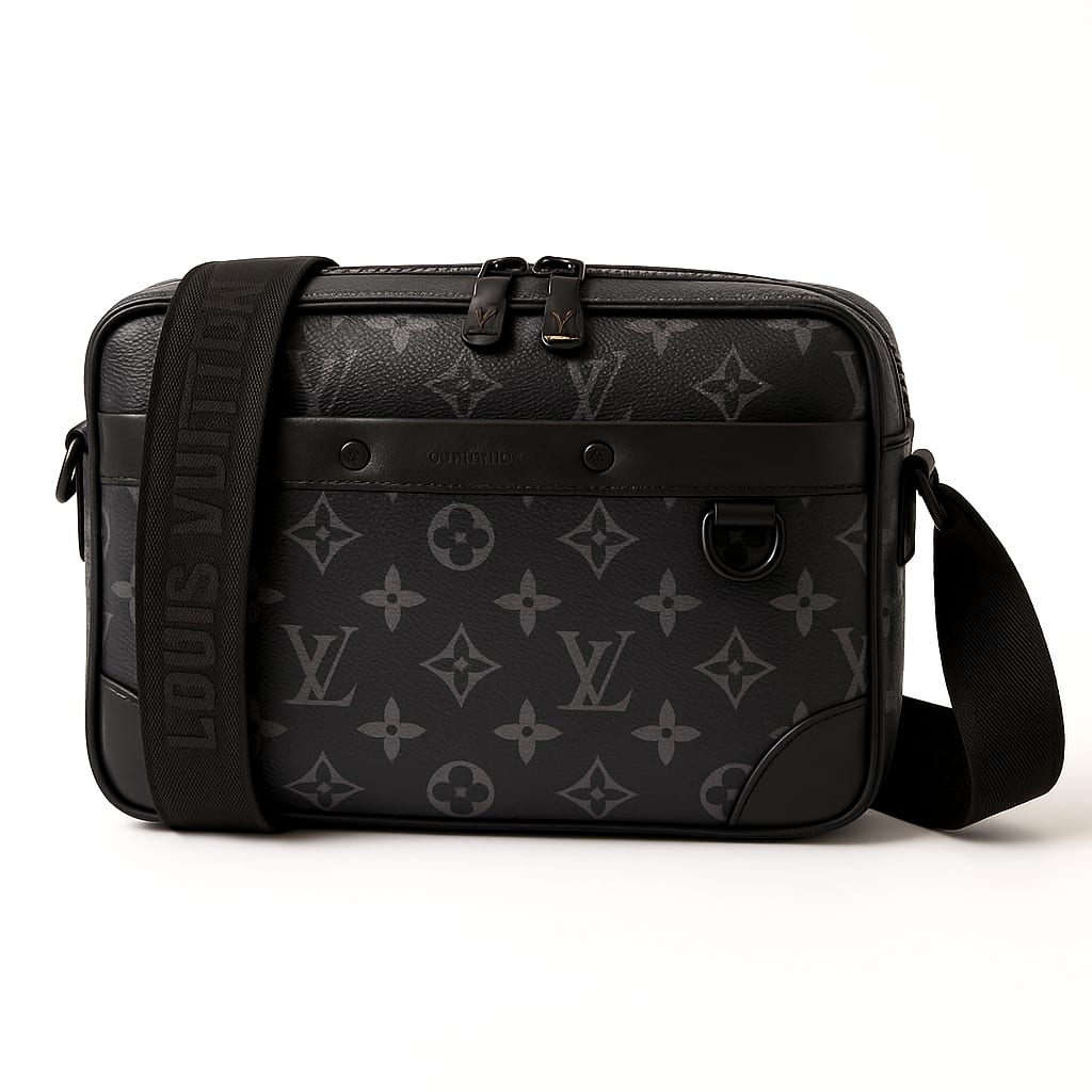 Louis Vuitton Alpha Messenger Bag Monogram Eclipse OS 1