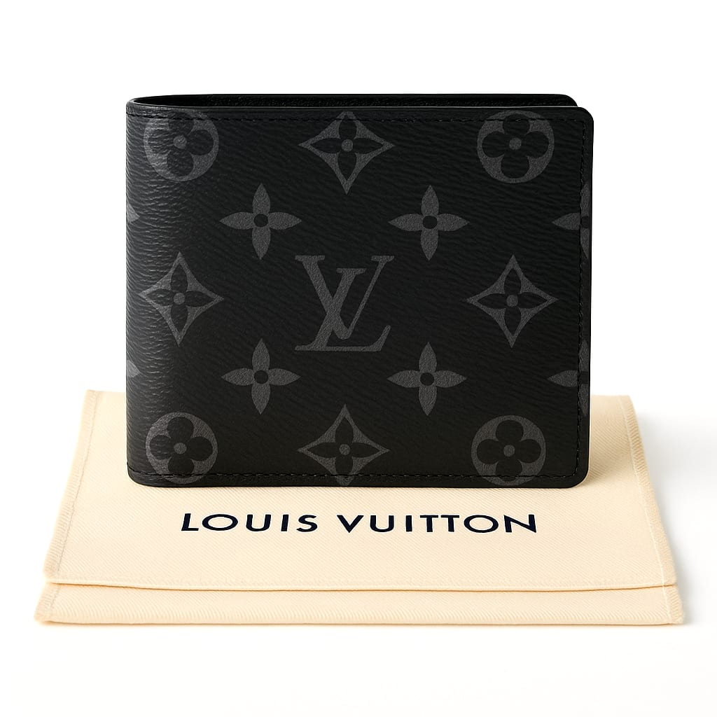 Louis Vuitton Slender Wallet Monogram Eclipse 1