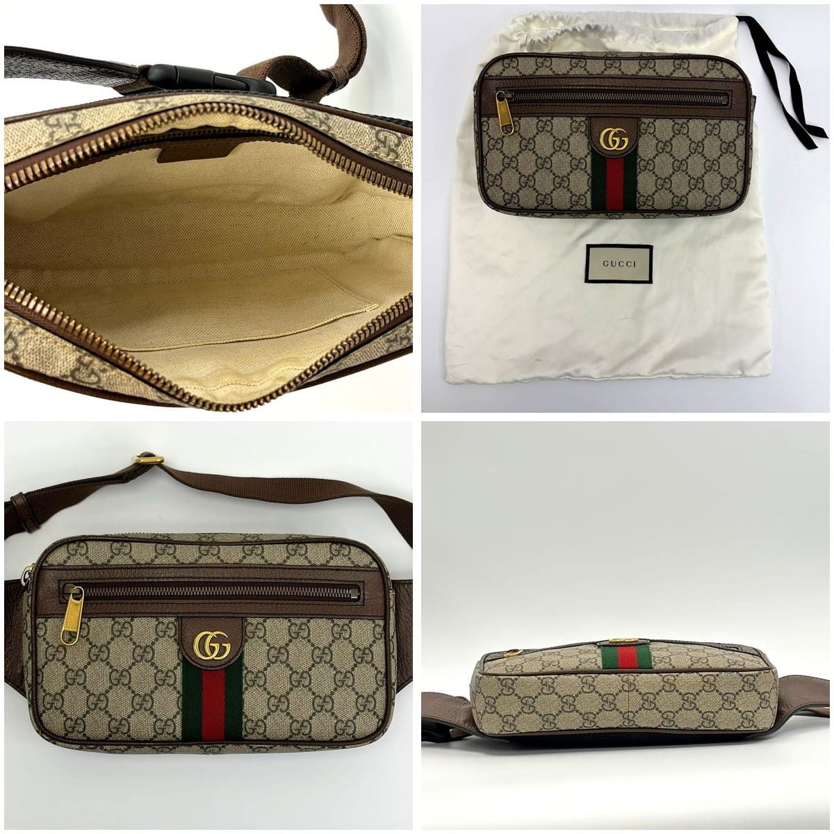 Gucci Ophidia Medium GG Supreme Belt Bag 2
