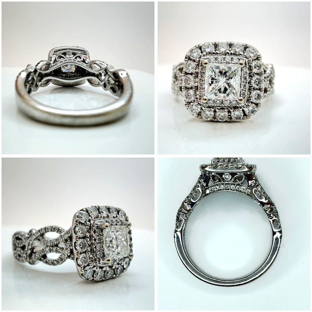 Neil Lane 14K White Gold 1.12 ctw Diamond Ring 2