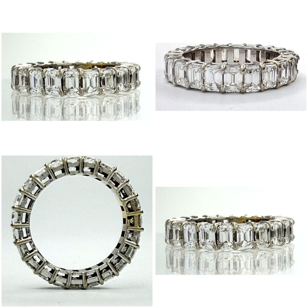 18K White Gold 4.0 ctw Diamond Eternity Band 3