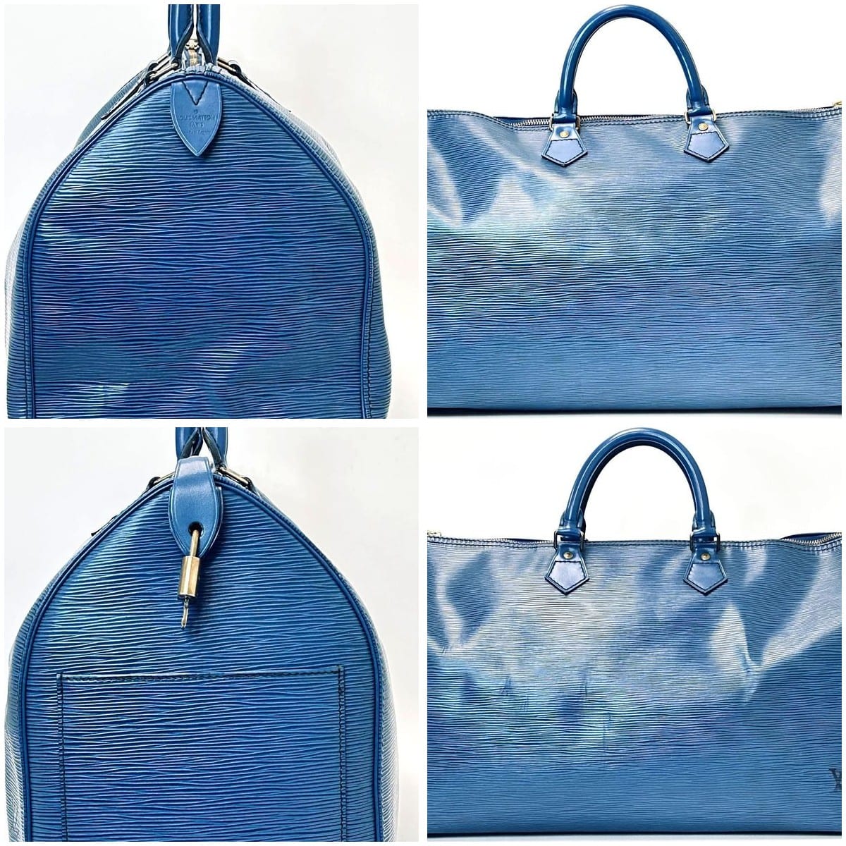 Louis Vuitton Speedy 40 Epi Toledo Blue 3