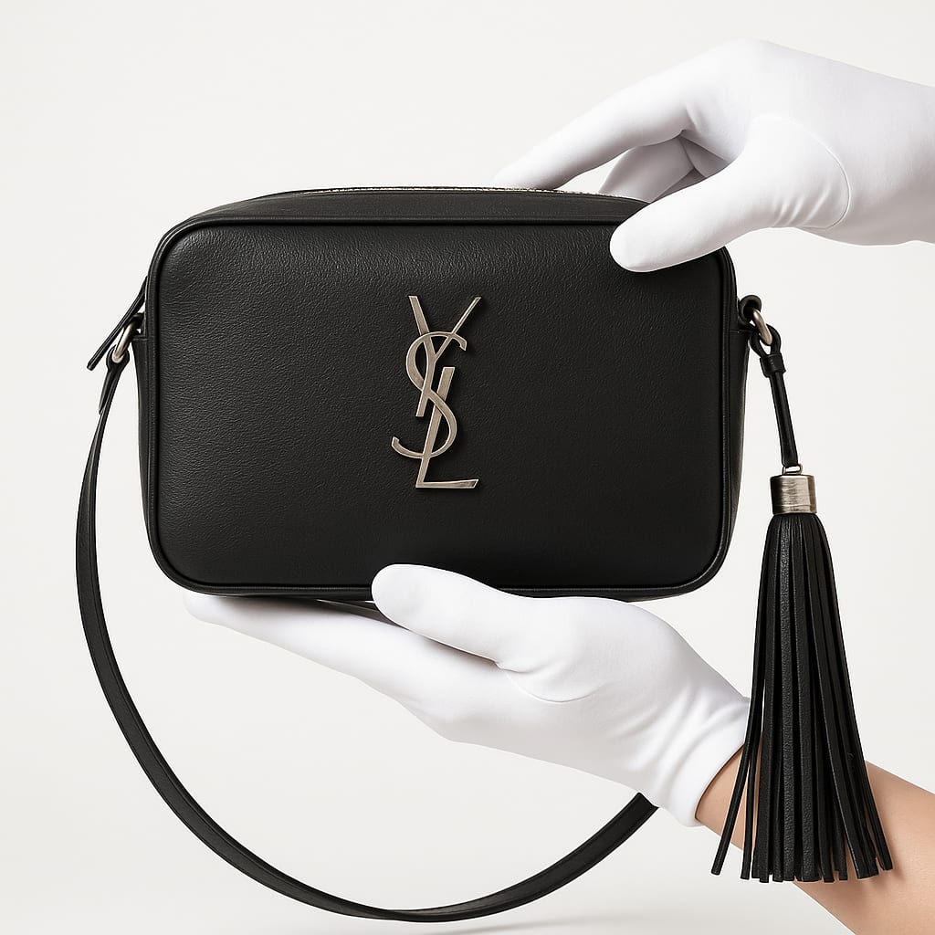 YSL Lou Camera Bag Black Lambskin 3