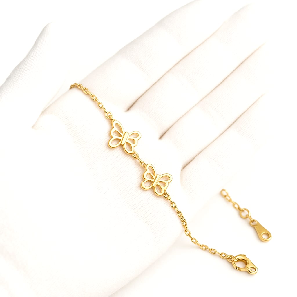 18K Yellow Gold Charm Bracelet 3