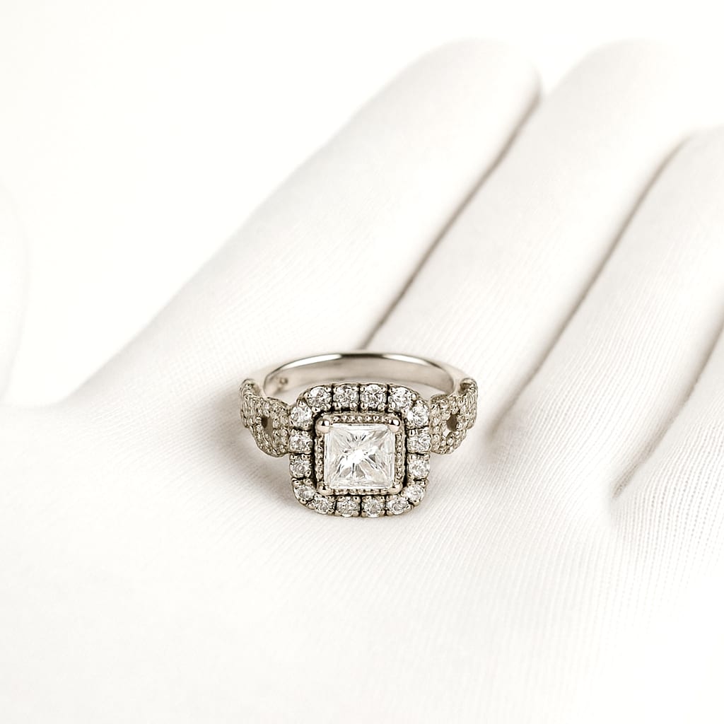 Neil Lane 14K White Gold 1.12 ctw Diamond Ring 3