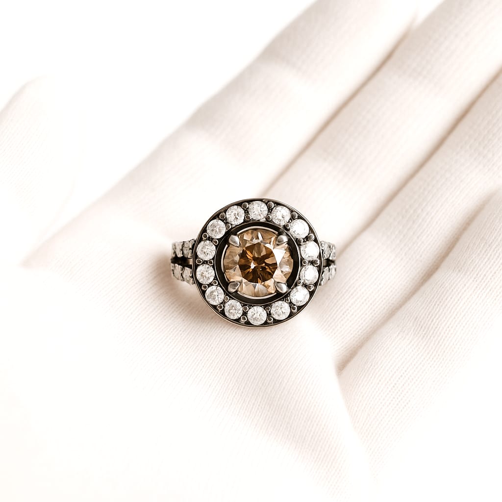 14K White Gold 1.83 ctw Diamond Ring 3