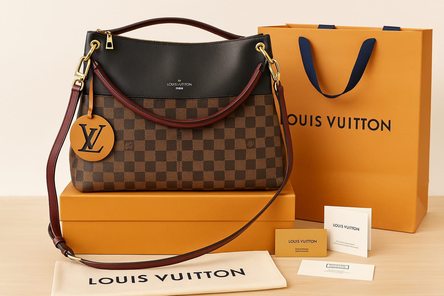 Louis Vuitton Maida Damier Ebene Bag 4
