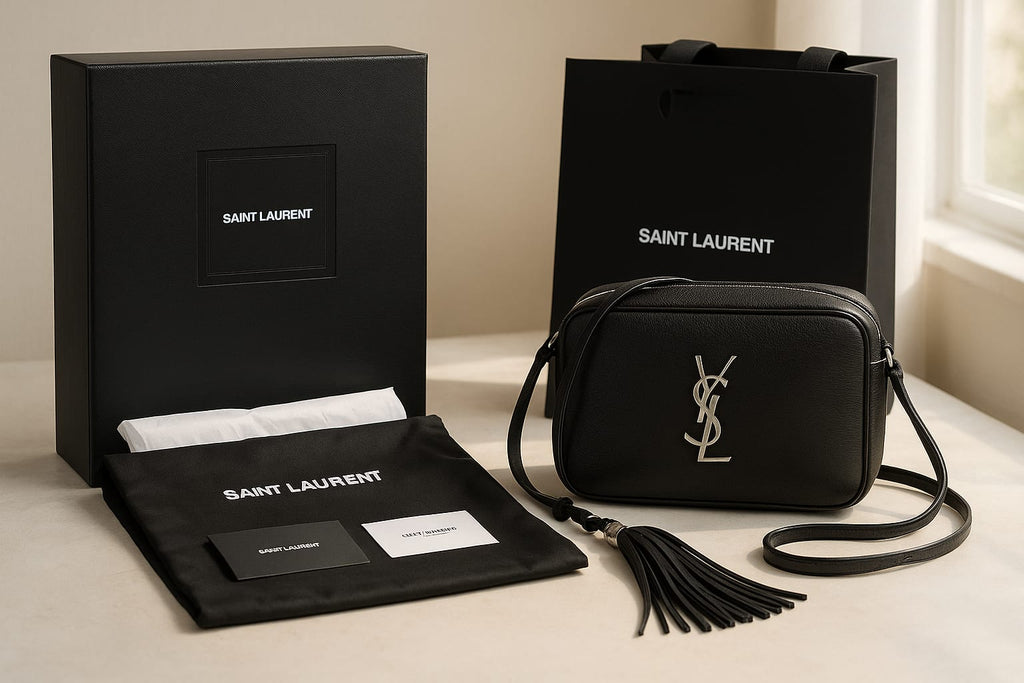 YSL Lou Camera Bag Black Lambskin 4