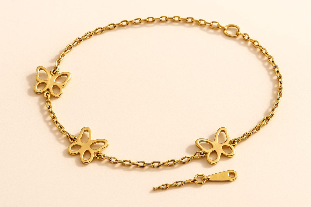 18K Yellow Gold Charm Bracelet 4