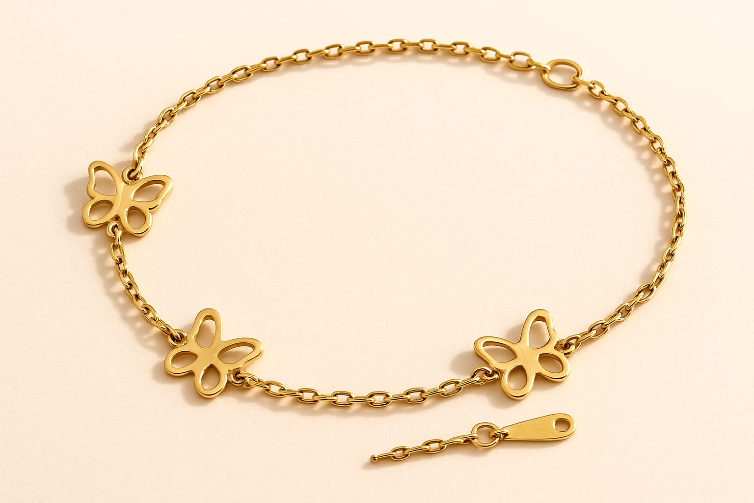 18K Yellow Gold Charm Bracelet 4