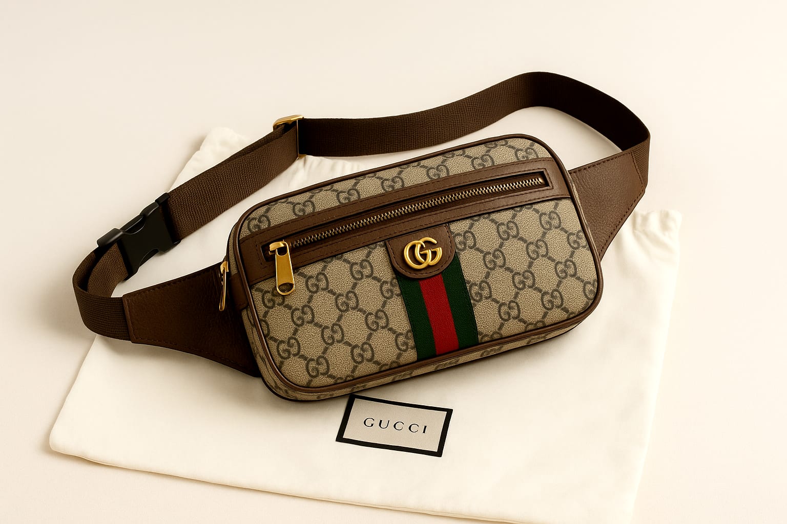 Gucci Ophidia Medium GG Supreme Belt Bag 4