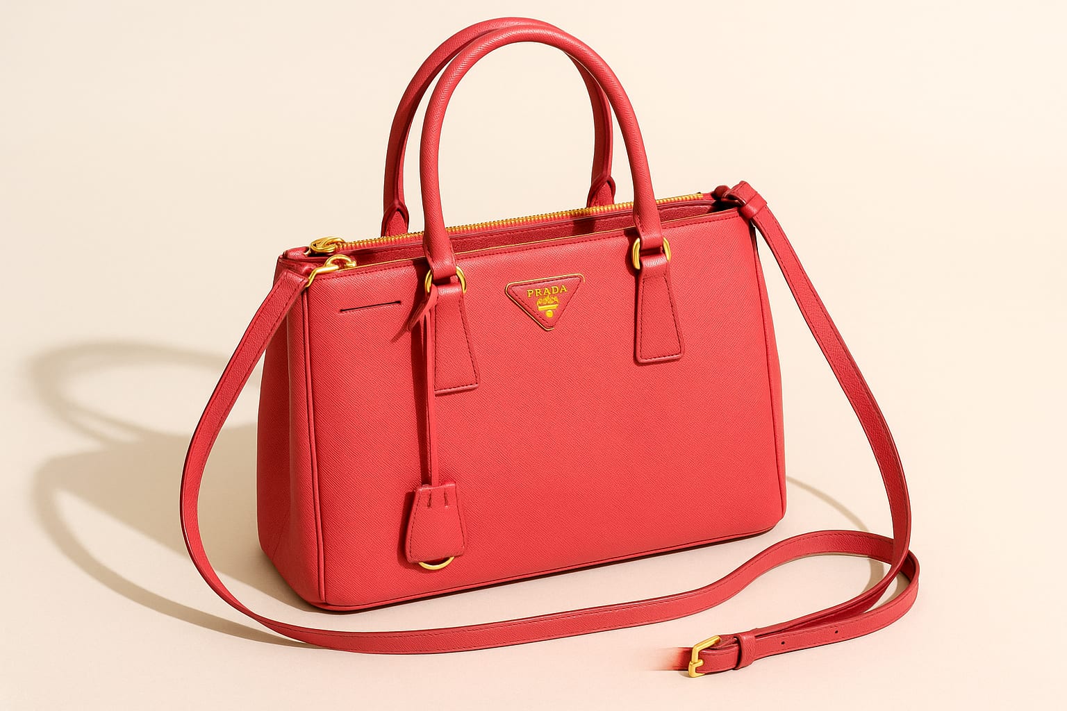Prada Saffiano Executive Tote Medium Pink 4