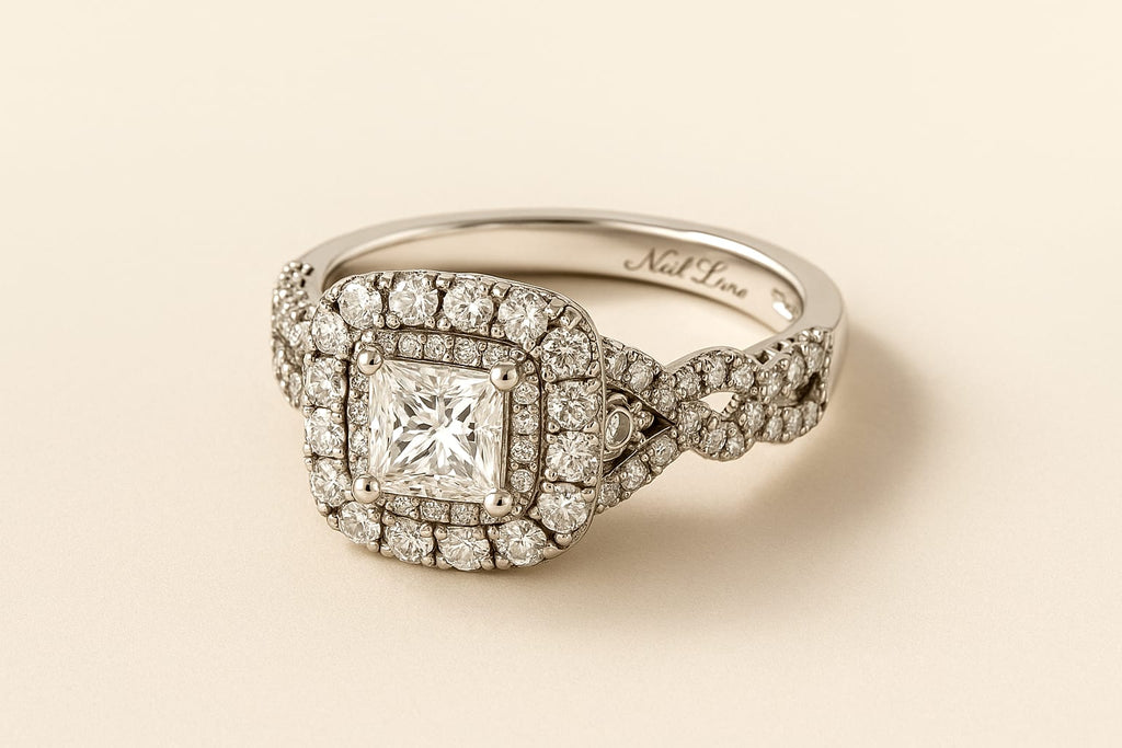 Neil Lane 14K White Gold 1.12 ctw Diamond Ring 4