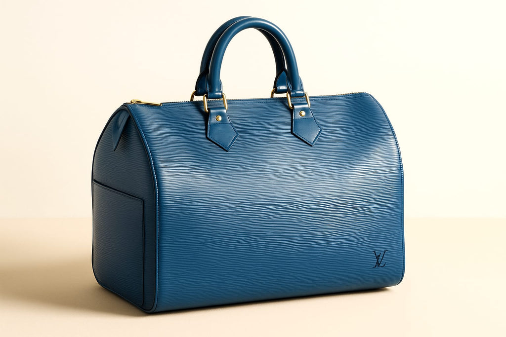 Louis Vuitton Speedy 40 Epi Toledo Blue 5