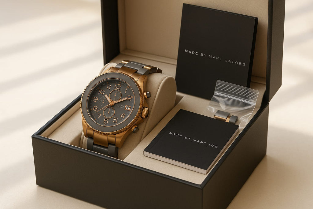 Marc by Marc Jacobs Unisex Grey Chronograph Watch 4