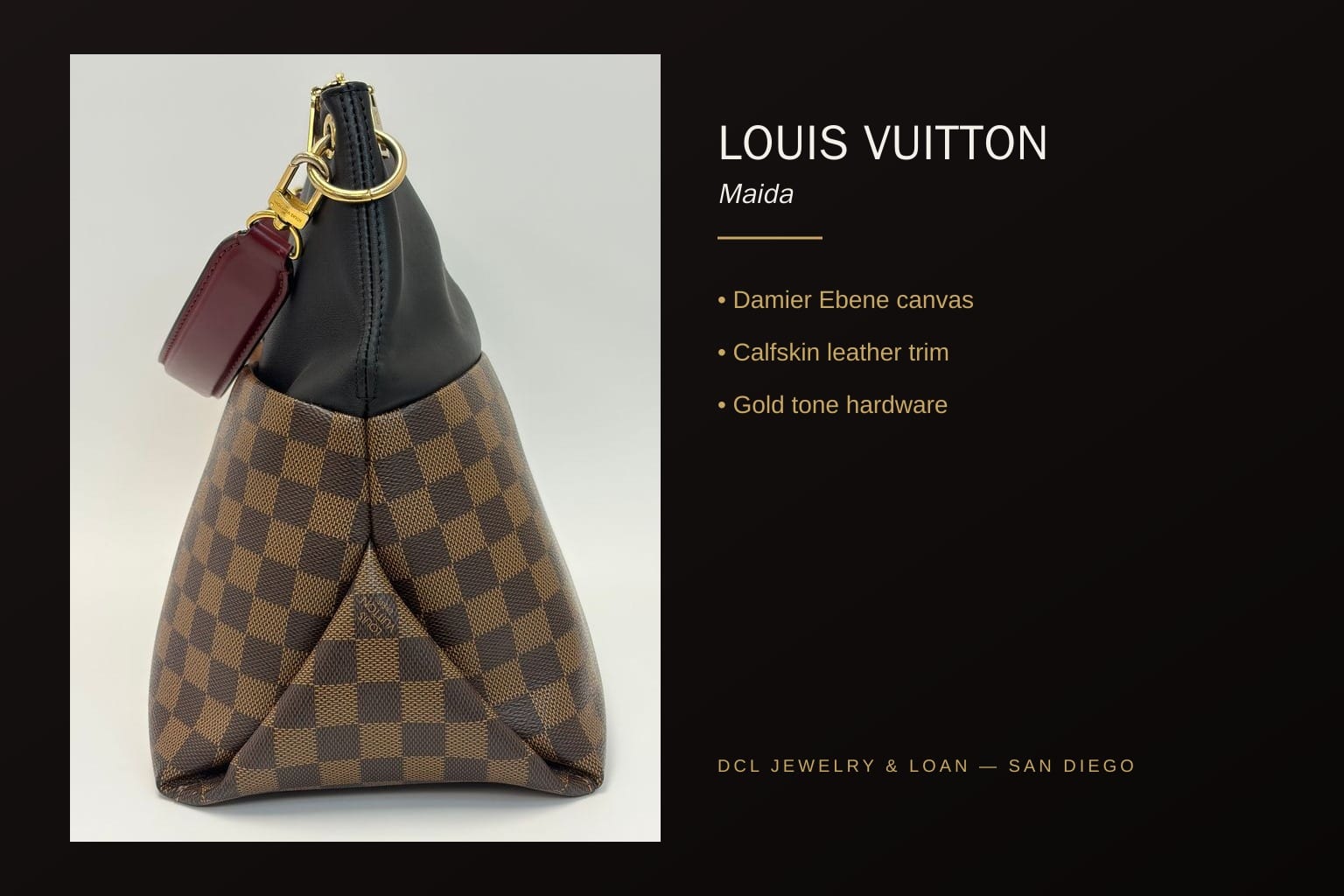 Louis Vuitton Maida Damier Ebene Bag 5