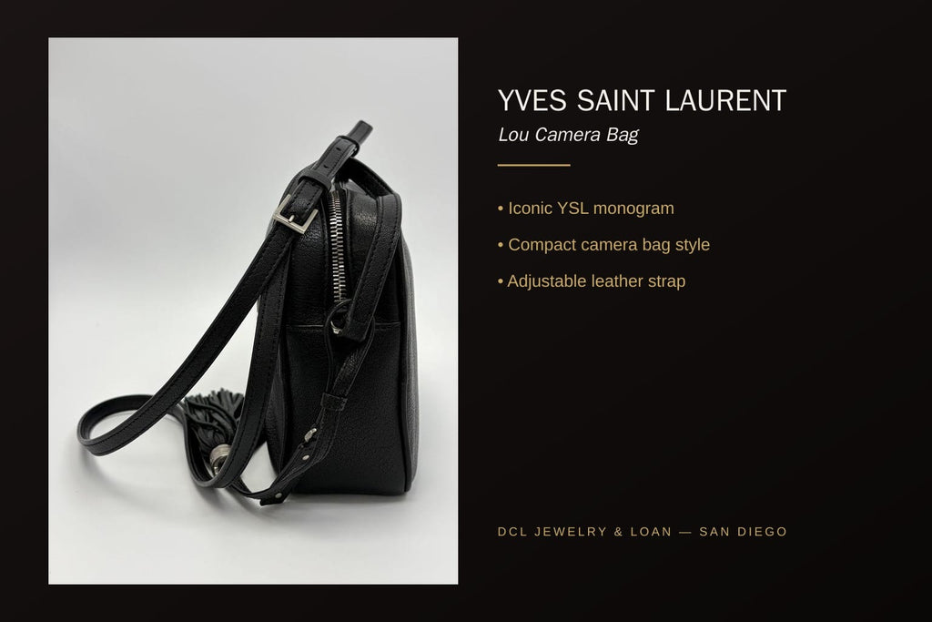 YSL Lou Camera Bag Black Lambskin 5