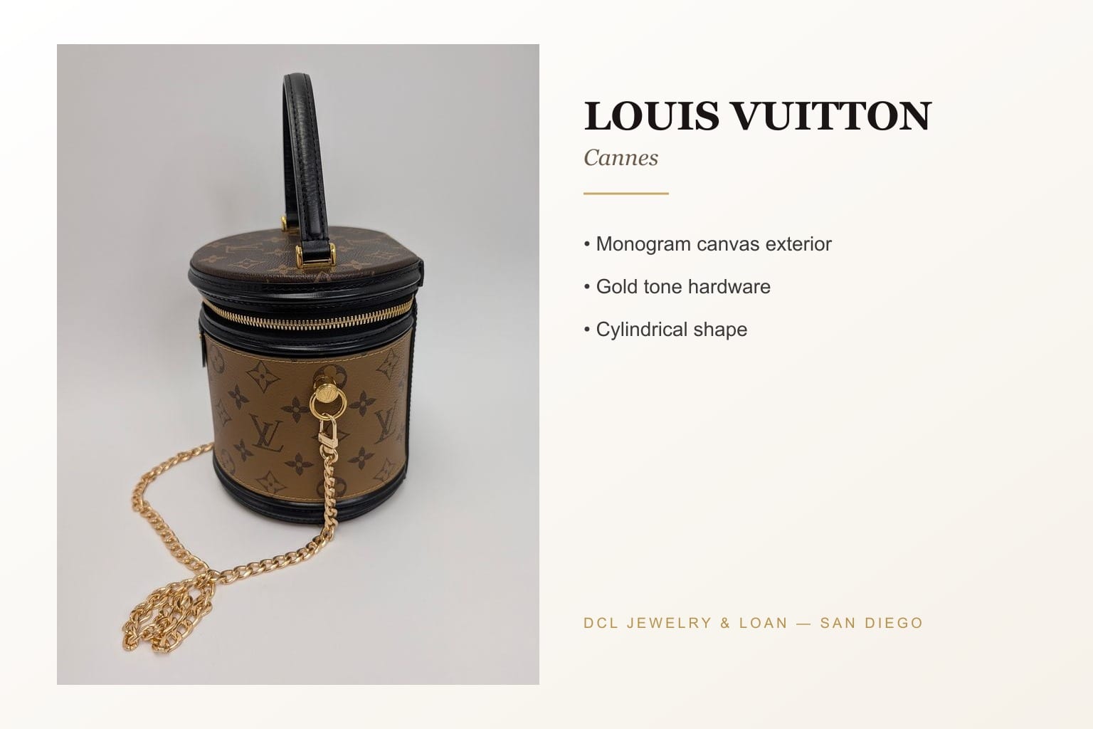 Louis Vuitton Cannes Monogram Canvas Bag 5