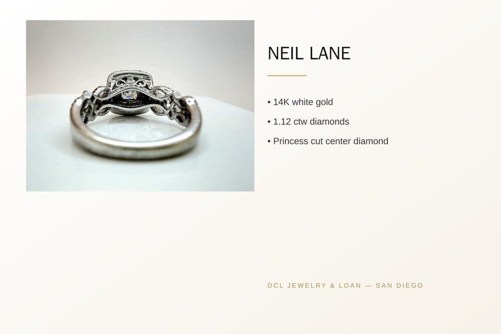 Neil Lane 14K White Gold 1.12 ctw Diamond Ring 5