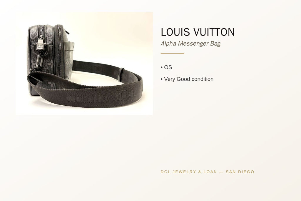 Louis Vuitton Alpha Messenger Bag Monogram Eclipse OS 6