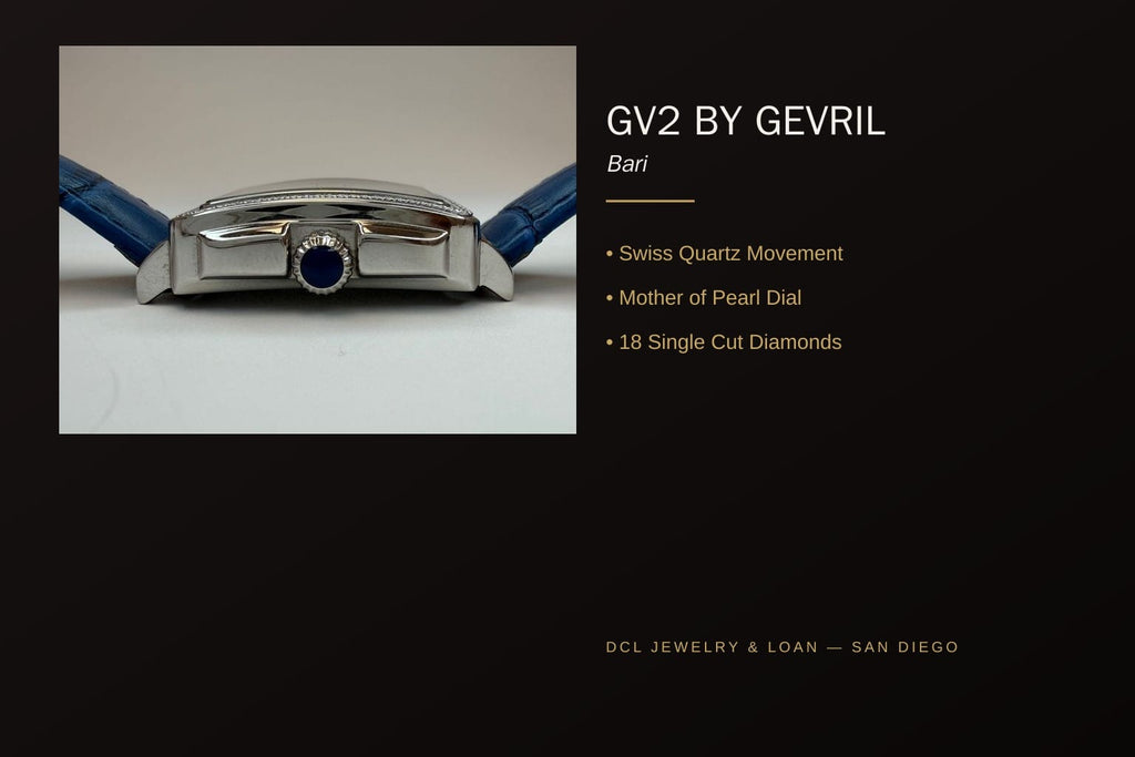 GV2 by Gevril Bari Diamond Watch 5