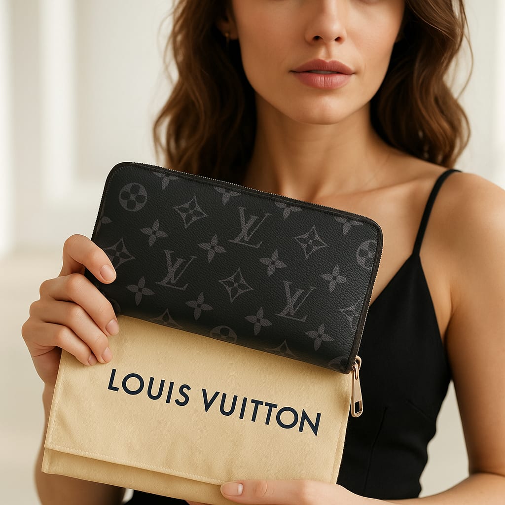 Louis Vuitton Zippy Wallet Monogram Eclipse 6