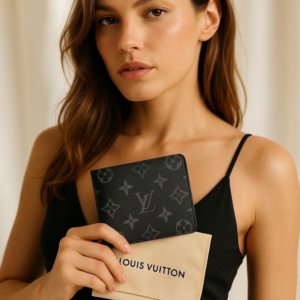 Louis Vuitton Slender Wallet Monogram Eclipse 7