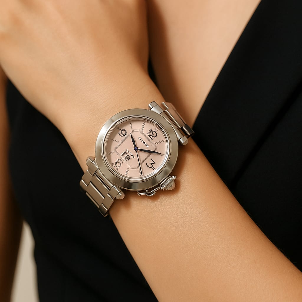 Cartier Pacha C Pink Dial 35mm Women's Watch 7