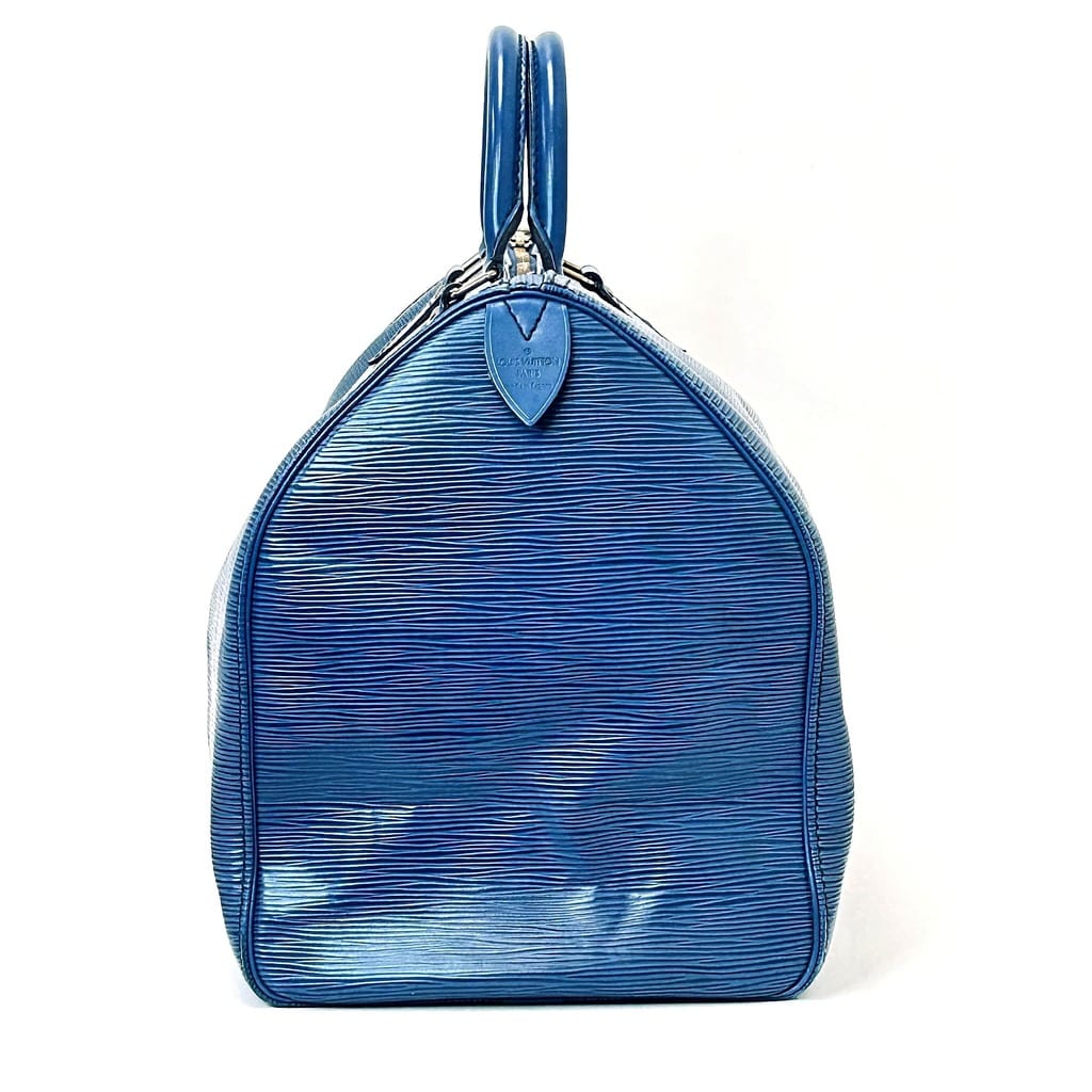 Louis Vuitton Speedy 40 Epi Toledo Blue 2