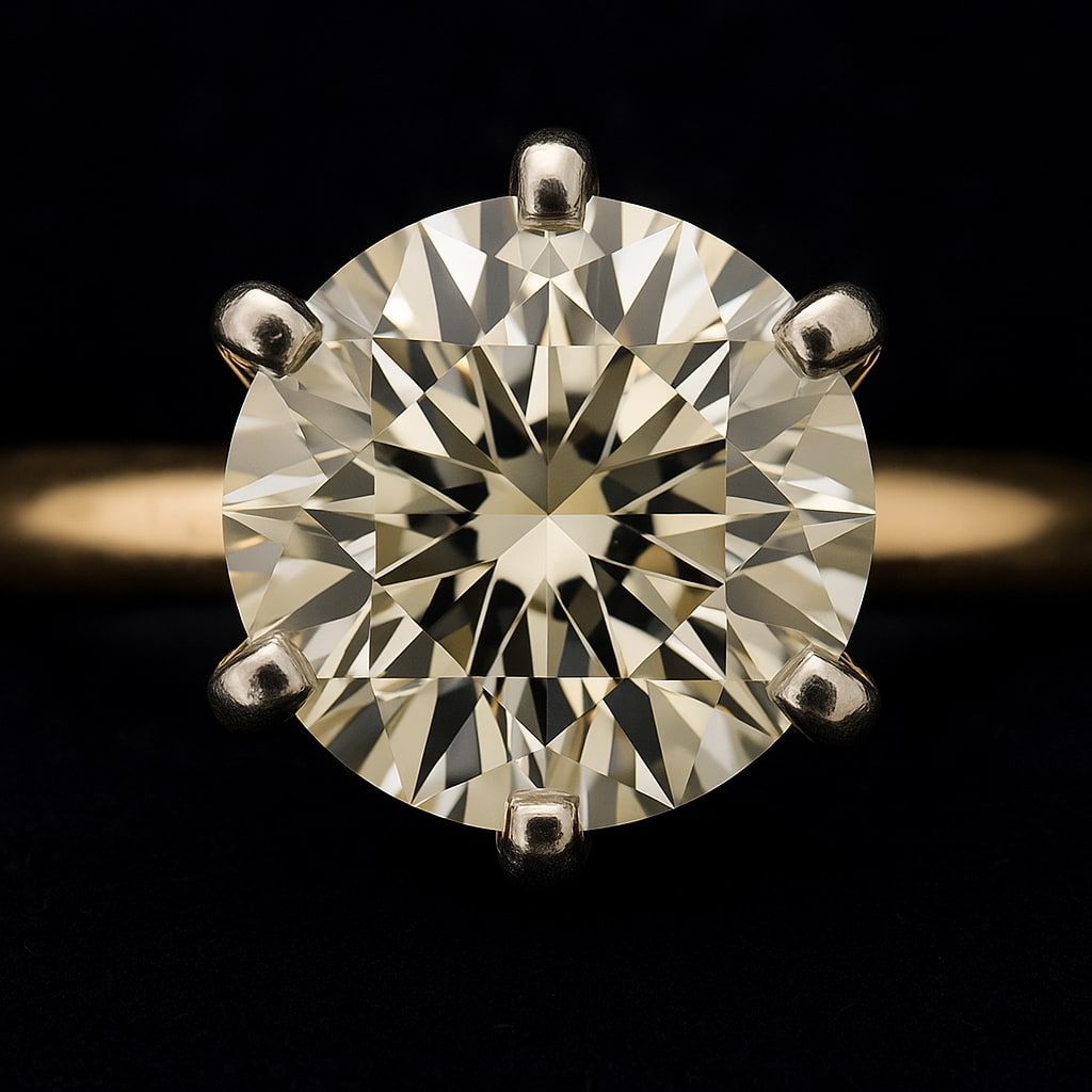 14K Two-Tone Gold Diamond Ring