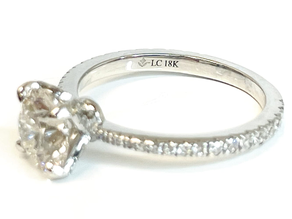 18K White Gold Lab-Grown Diamond Ring 3